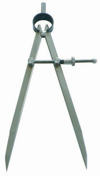 COMPAS A RESSORT A POINTES 300MM ACIER POLI TALIAPLAST - 402508