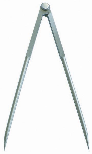 COMPAS A CHARNIERE A POINTES 220MM ACIER POLI TALIAPLAST - 402522