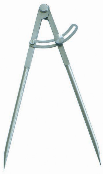 COMPAS A CHARNIERE A POINTES 1/4 CERCLE 250MM (POLI) TALIAPLAST - 402533