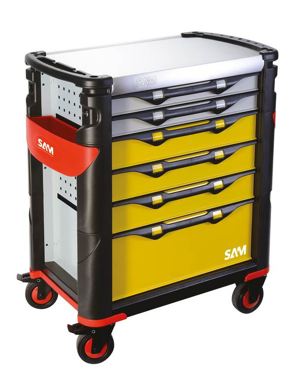 Servante grand volume série 41 - nouvelle génération - 6 tiroirs SAM OUTILLAGE - 416HZREN