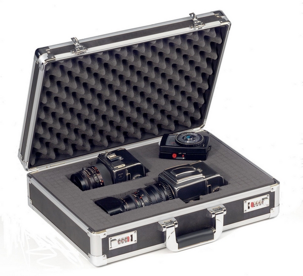 COFFRET ALUMINIUM SORI AVEC MOUSSE PRÉ-DÉCOUPÉE 355X325X135- 425805