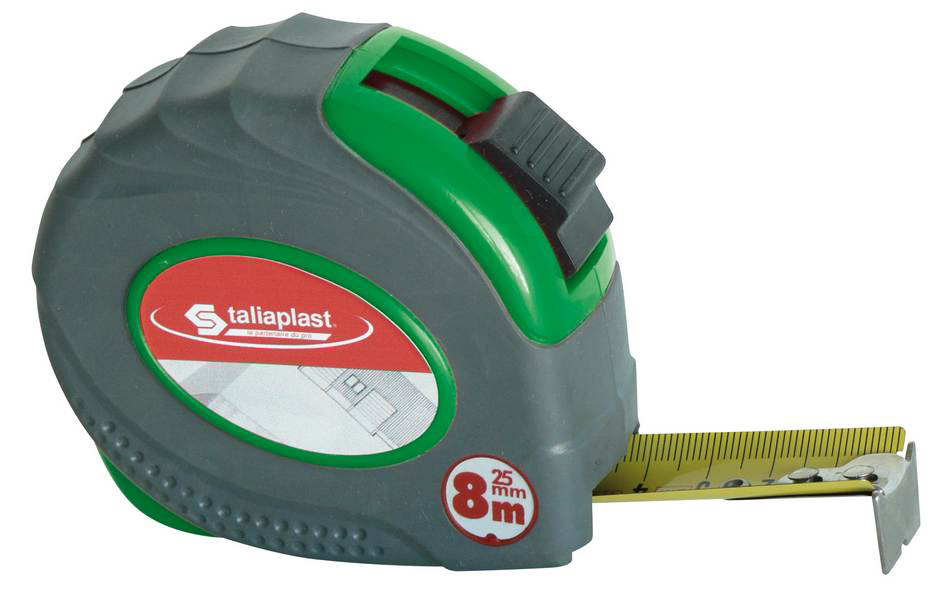 OCTUPLE METRE BOITIER VERT BI-MATIERE 25MM TALIAPLAST - 490703