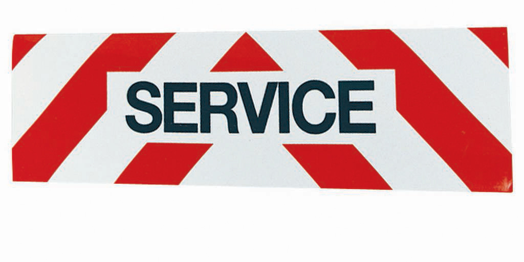 PANNEAU 'SERVICE' 100X30CM ADHESIF TALIAPLAST - 520902