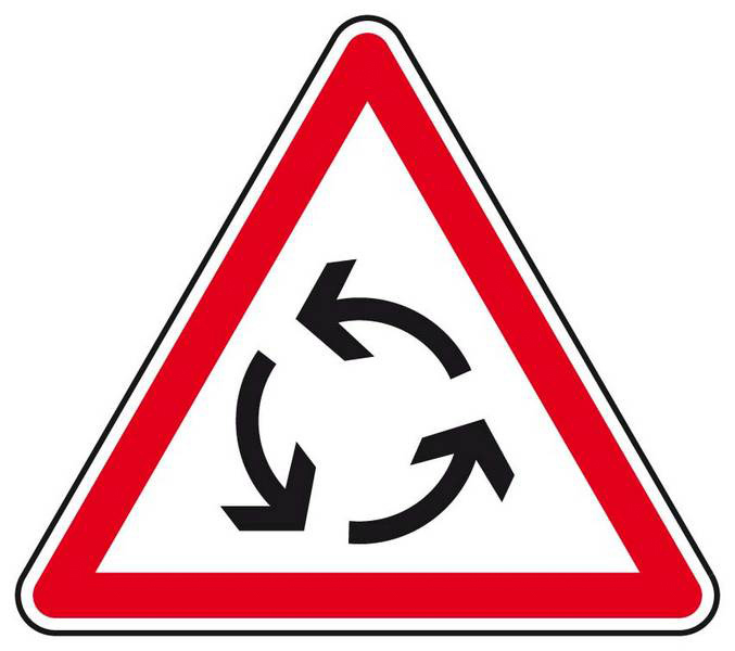 AB25-700-Classe 2-Carrefour à sens giratoire TALIAPLAST - 523151