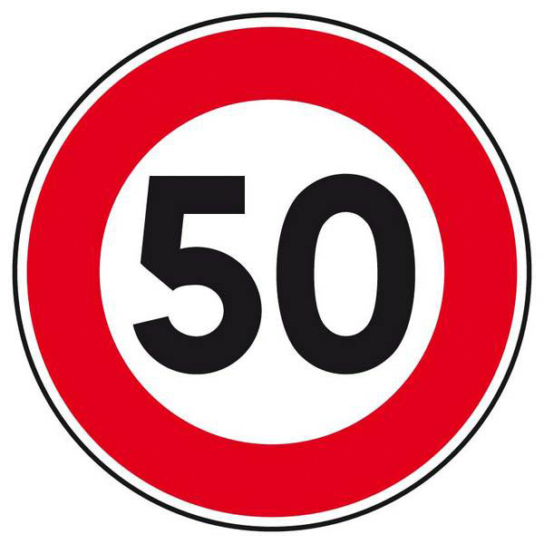 B14-450-Classe 2-Limitation de vitesse à 50km/h TALIAPLAST - 523554