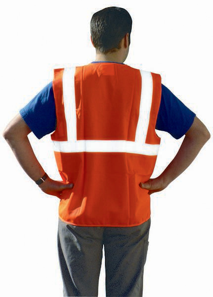 GILET ORANGE CLASSE 2 BAUDRIER TALIAPLAST - 550555