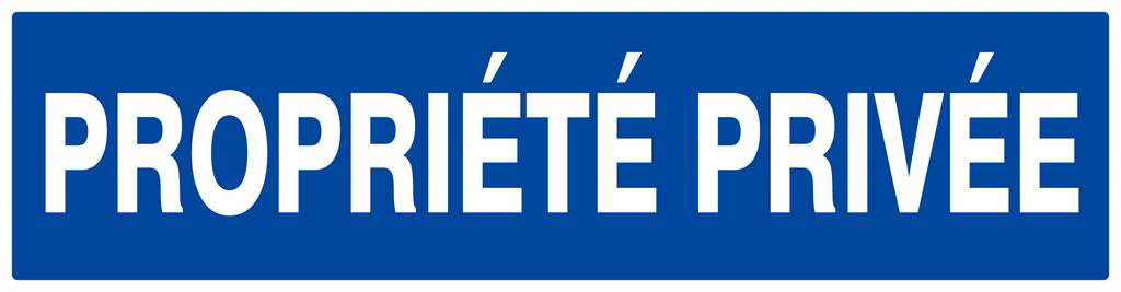 Panneau rigide PROPRIETE PRIVEE 200x52mm TALIAPLAST - 620643