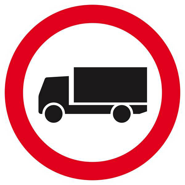 Panneau rigide INTERDIT AUX POIDS LOURDS D.300mm TALIAPLAST - 622284