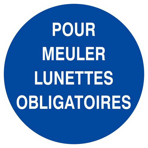 Panneau rigide POUR MEULER LUNETTES OBLIGATOIRES D.300mm TALIAPLAST - 622528