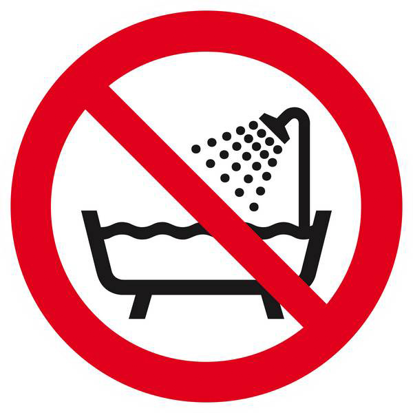 Panneau rigide NE PAS UTILISER DANS UNE BAIGNOIRE / UNE DOUCHE D.420mm TALIAPLAST - 623307