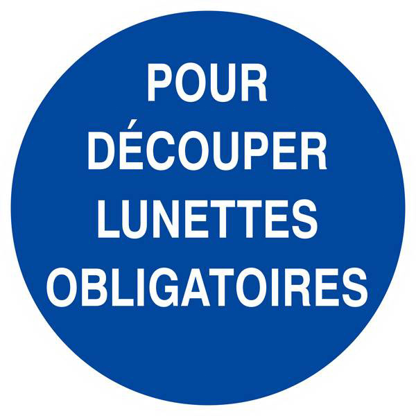 Panneau rigide POUR DECOUPER LUNETTES OBLIGATOIRES D.420mm TALIAPLAST - 623530