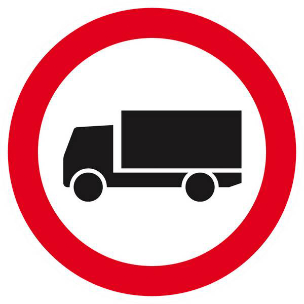 Panneau rigide INTERDIT AUX POIDS LOURDS D.80mm TALIAPLAST - 624284