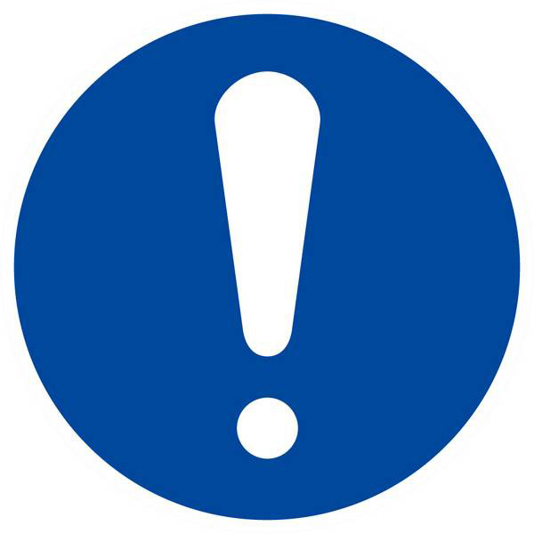 Panneau rigide OBLIGATION, SIGNAL GENERAL D.80mm TALIAPLAST - 624526