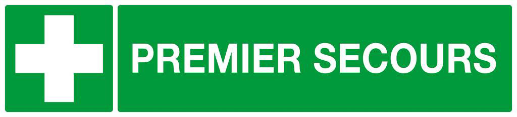 PANNEAU PREMIER SECOURS 330X75MM TALIAPLAST - 625408