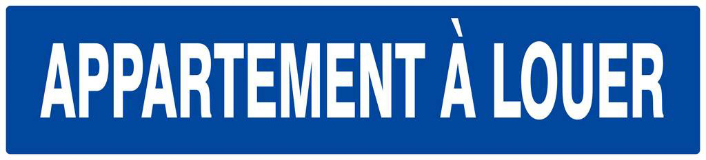 Panneau rigide APPARTEMENT A LOUER 330X75MM TALIAPLAST - 625636