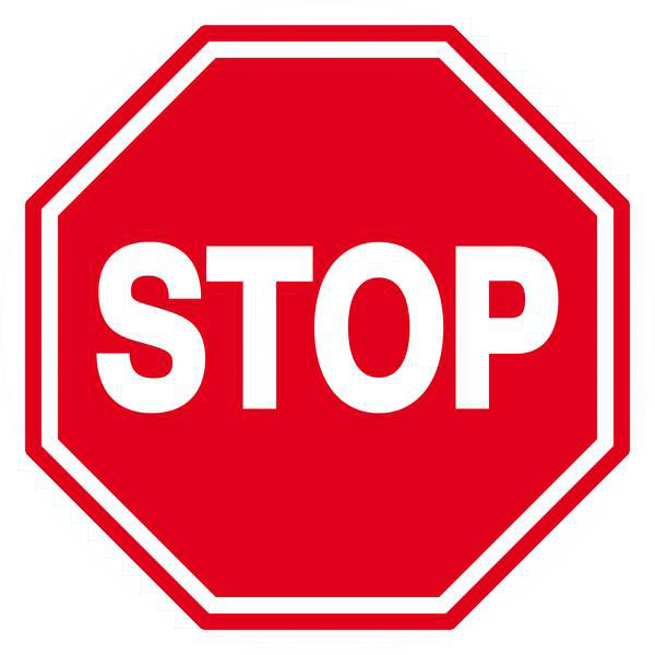 Panneau rigide STOP Ø180MM TALIAPLAST - 627209