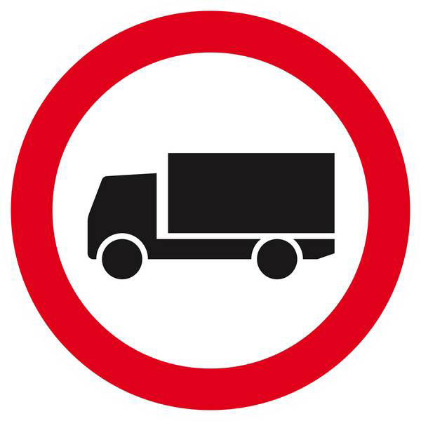 Panneau rigide INTERDIT AUX POIDS LOURDS Ø180MM TALIAPLAST - 627284