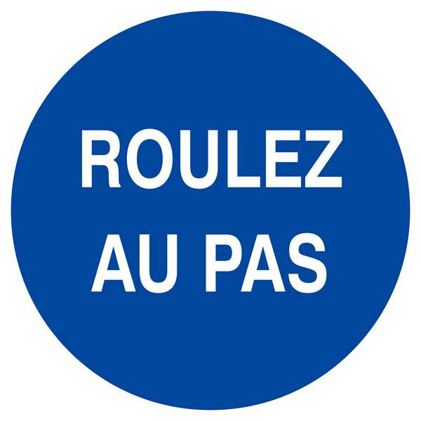 Panneau rigide ROULEZ AU PAS Ø180MM TALIAPLAST - 627520