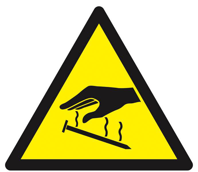 Panneau rigide DANGER ELECTRICITE STATIQUE 300X300X300MM TALIAPLAST - 629338