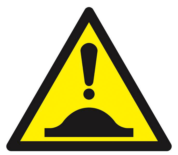 Panneau rigide DANGER DOS D'ANE 100X100X100MM TALIAPLAST - 629901