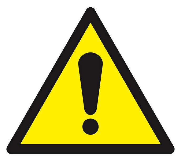Panneau rigide DANGER, SIGNAL GENERAL 100X100X100MM TALIAPLAST - 629931