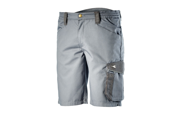 BERMUDA DE TRAVAIL DIADORA POLY AVEC POCHES GRIS MÉTAL - 161758750700