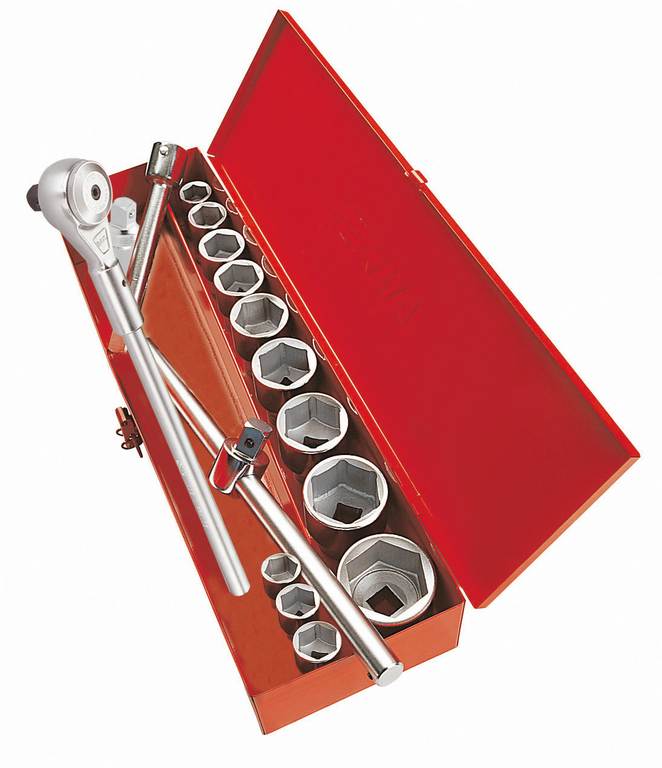 COFFRET DOUILLES ET ACCESSOIRES 3/4 - 17 OUTILS SAM OUTILLAGE - 78CH16