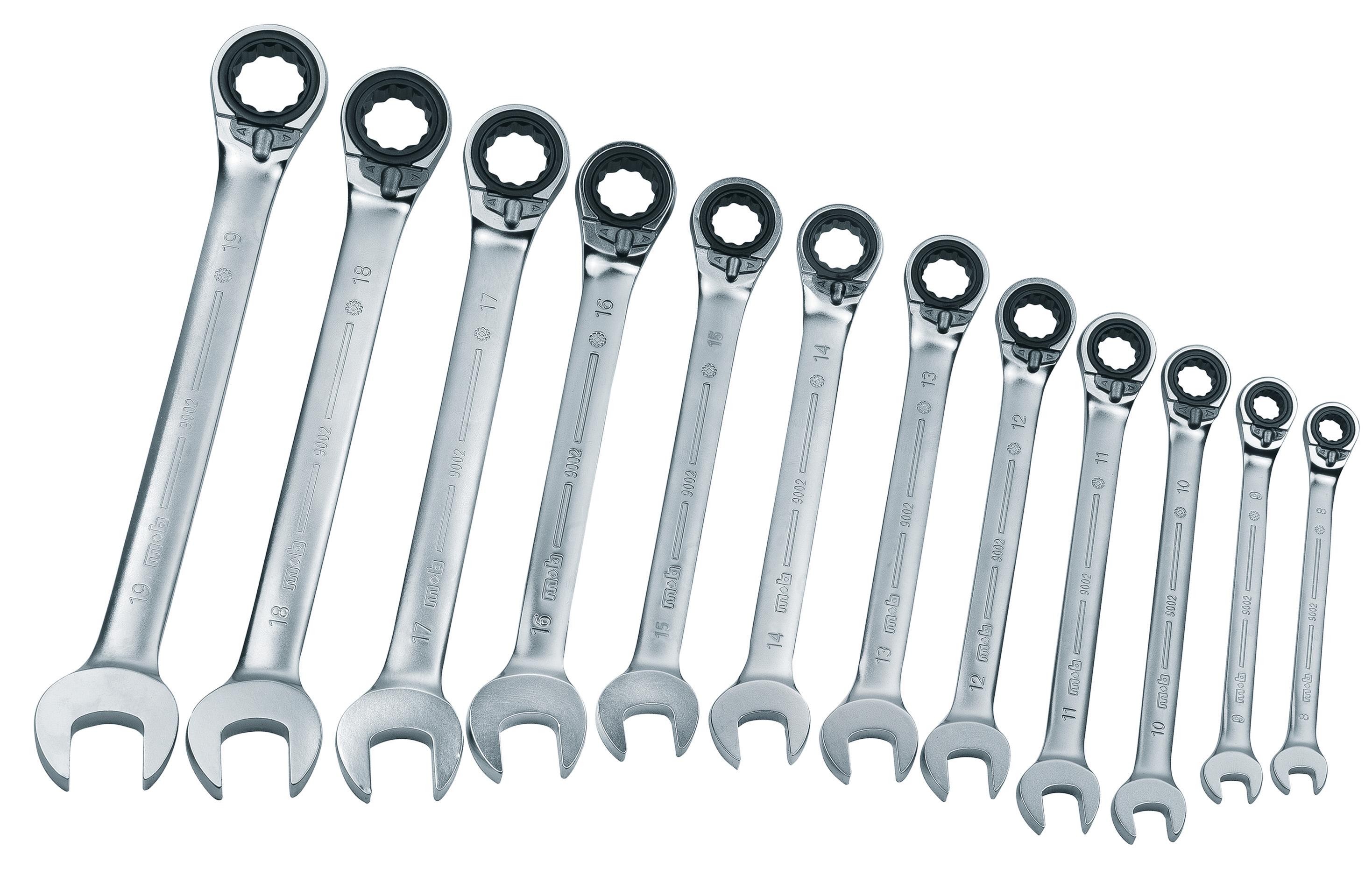 TROUSSE 12 CLES MIXTES A CLIQUET MOB - 9002012001
