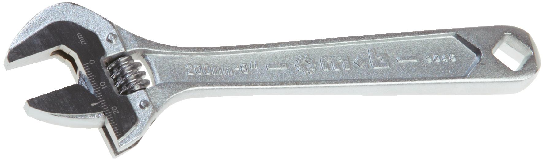 CLE A MOLETTE CHROMEE COUPLE 200 MM 8'' MOB - 9045200001