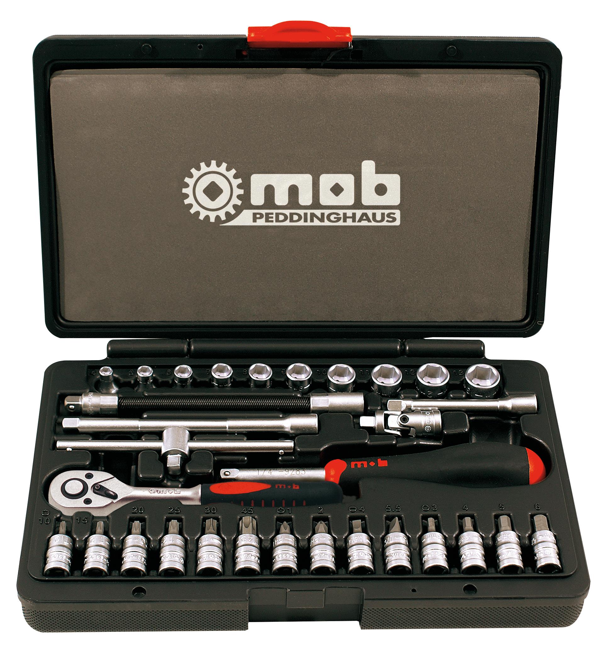 COFFRET PLASTIQUEDOUILLES 6 PANS 1/4 31 PCS MOB - 9410310101