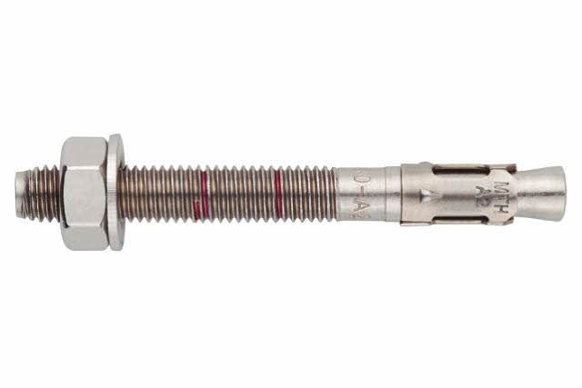 Boite de 100-Goujon d'ancrage inoxydable A2 Filetage M6 Diam. 6 mm L 160 mm INDEX-MI06160