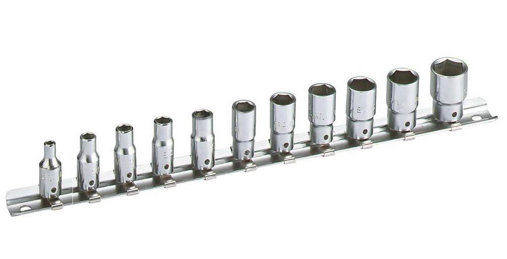 RACK 11 DOUILLES 1/4 SAM OUTILLAGE - RPJ11R