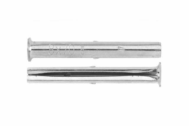 BOITE INDEX DE 100-CHEVILLE ÉLASTIQUE FILETAGE M8 Ø 8 MM L 150 MM -TRA8150