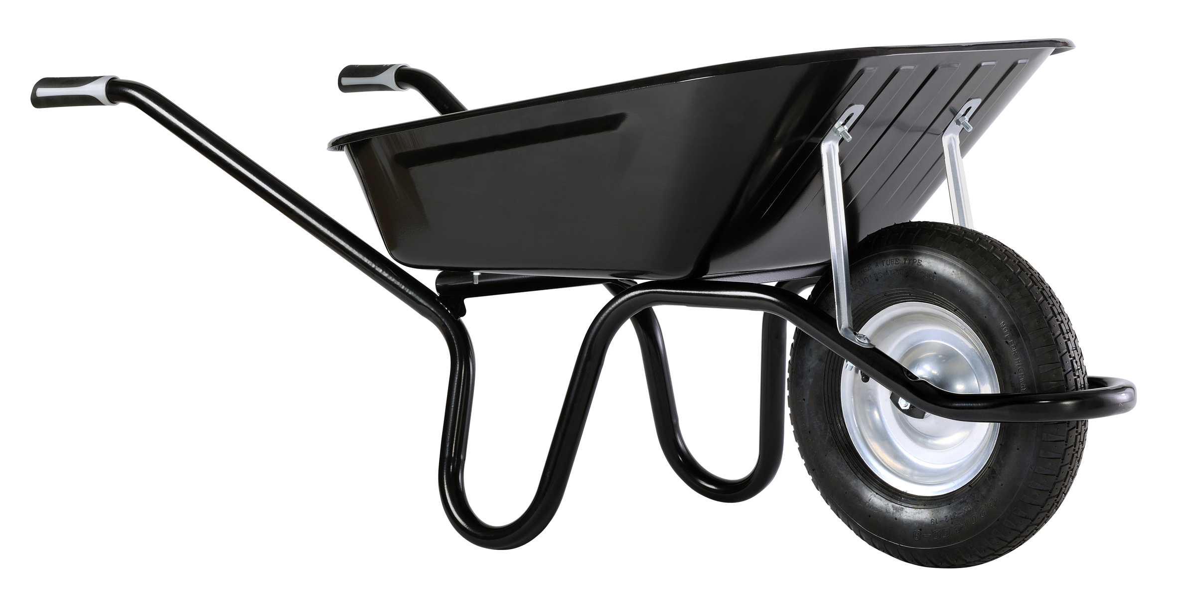 Brouette Haemmerlin Aktiv Excellium peinte noire roue gonflée 100 L -305251006
