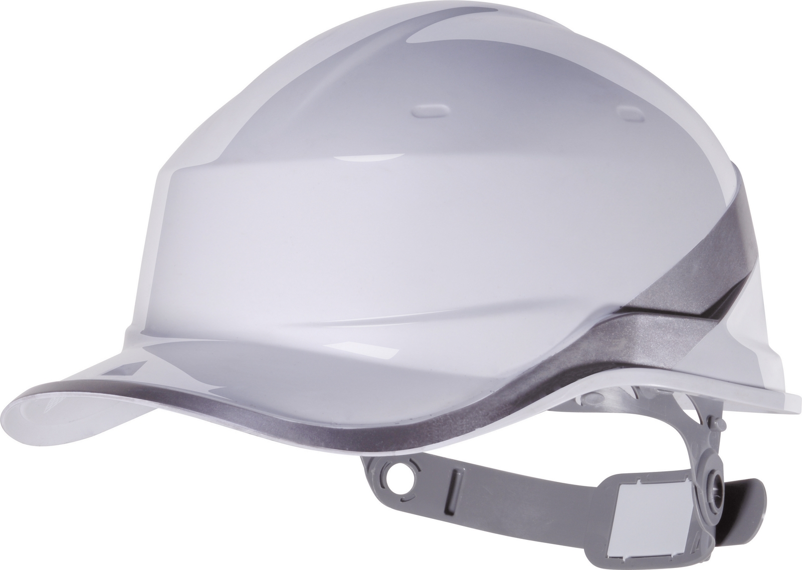 Casque de chantier blanc DIAMOND5 forme casquette baseball - DELTA PLUS - DIAM5BCFL