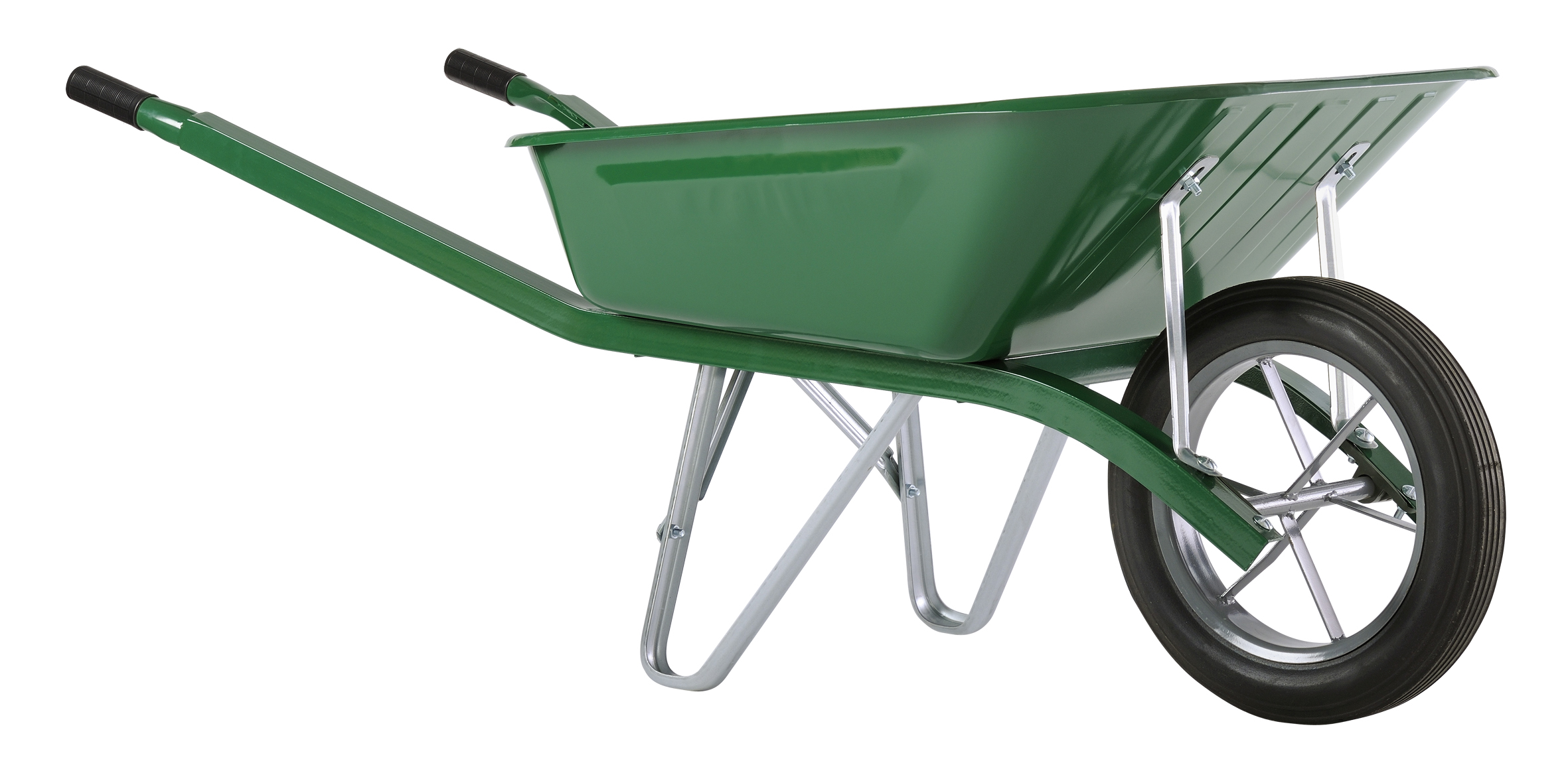 Brouette Haemmerlin Bati 90L Peinte Verte Roue Pleine -302313006