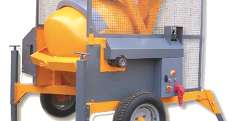 Bétonnière à chargeur Richier Béton ALTRAD RB500B ÉLECTRIQUE TRIPHASE avec pelle - 340550J