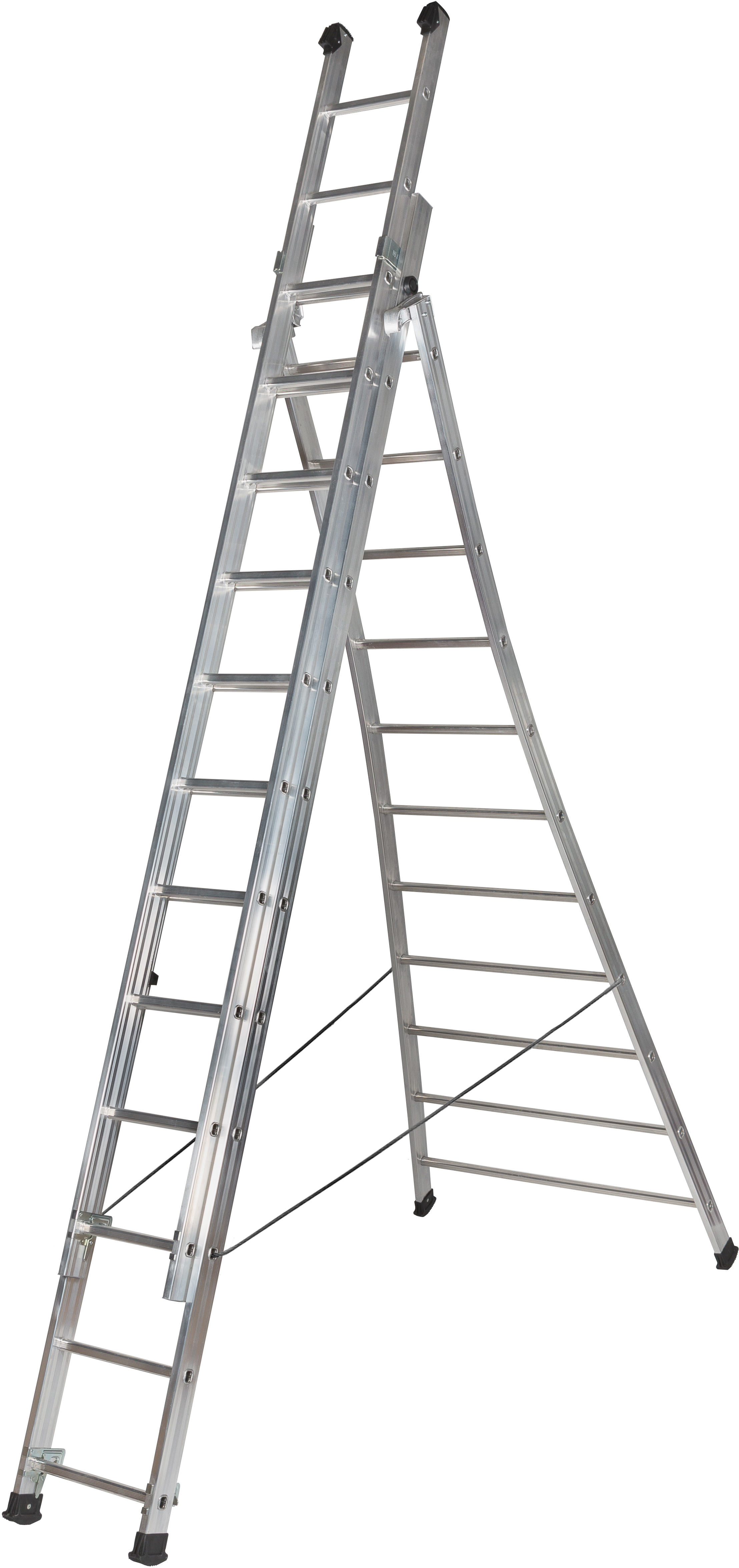 Echelle transformable à base évasée 3 plans DUARIB PRT3 2m75 - 363309