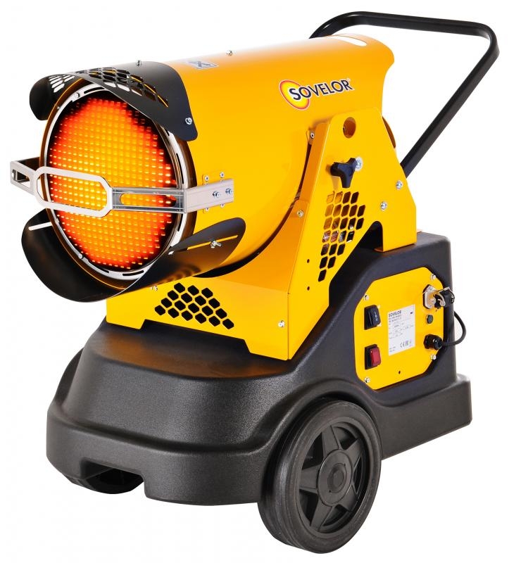 Chauffage radiant SOVELOR portable au fuel à combustion directe-MINISTAR