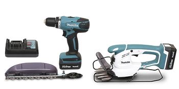 ENSEMBLE DE 2 MACHINES MAKITA 14,4 V LI-ION 1,3 AH (DF347D + UM165D) - DK14004X1