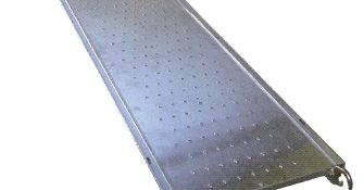 PLANCHER ACIER ALTRAD GALVANISÉ 3M LARGEUR 0,365 M 300 KG/M² CLASSE 4 AERIS45 - MOST36-300-AC