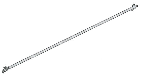 DIAGONALE VERTICALE ALTRAD À COLLIER 2M/3M VITO 49 - N1720