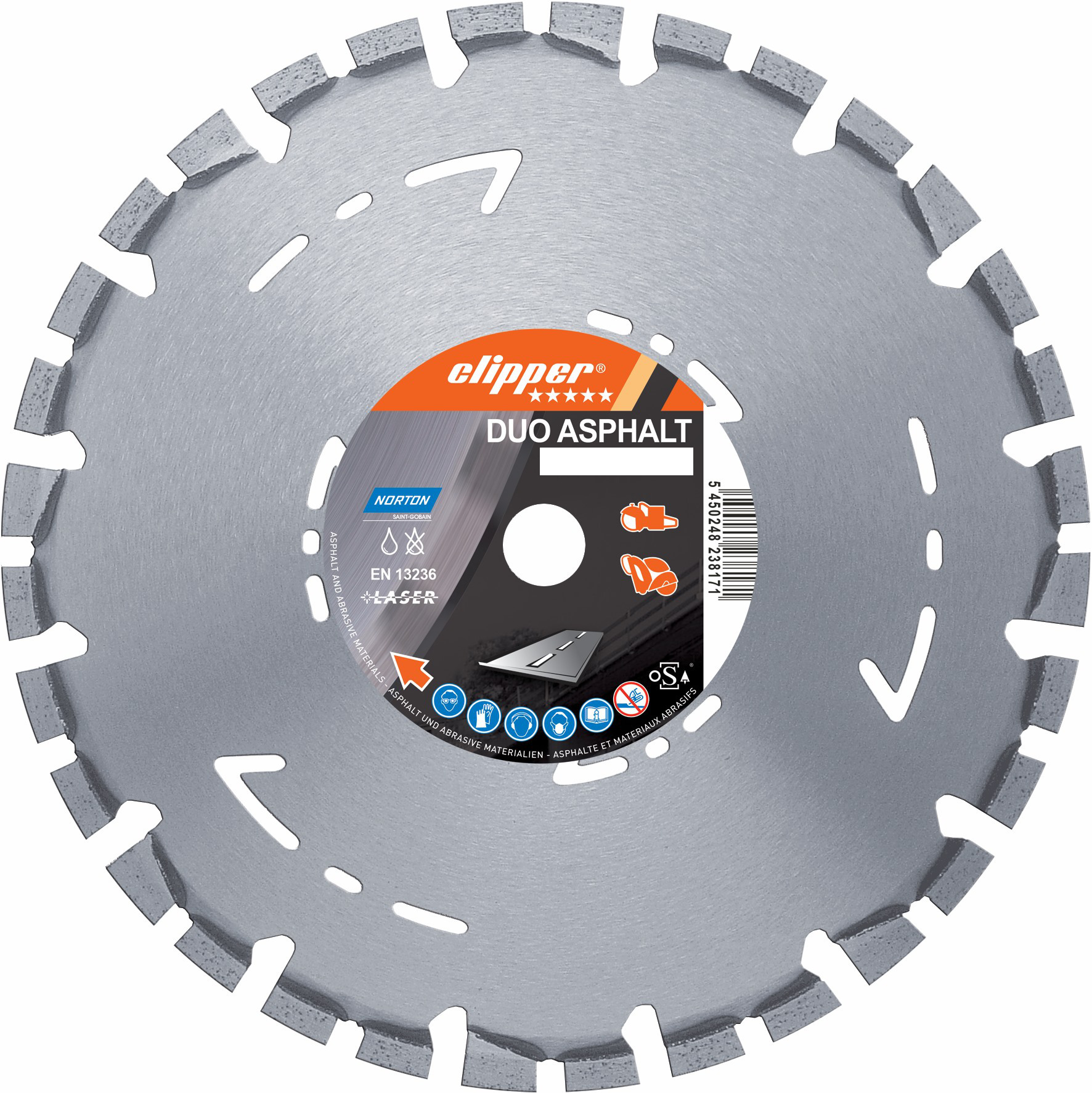 Disque diamant NORTON Duo Asphalt Ø 300 mm Alésage 20 - 70184624581