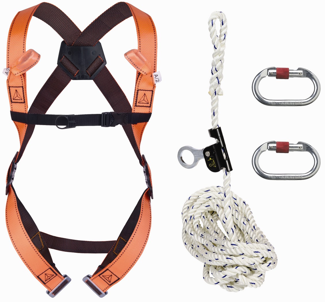 KIT ANTICHUTE POUR COUVREUR : HAR12 + AN063/10 + AM002 + 1 SAC DE RANGEMENT DELTA PLUS - ELARA150