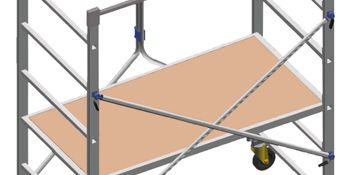 Echafaudage roulant aluminium ALTRAD Hauteur 2,90 m Aluxis MINI - FALU870HP