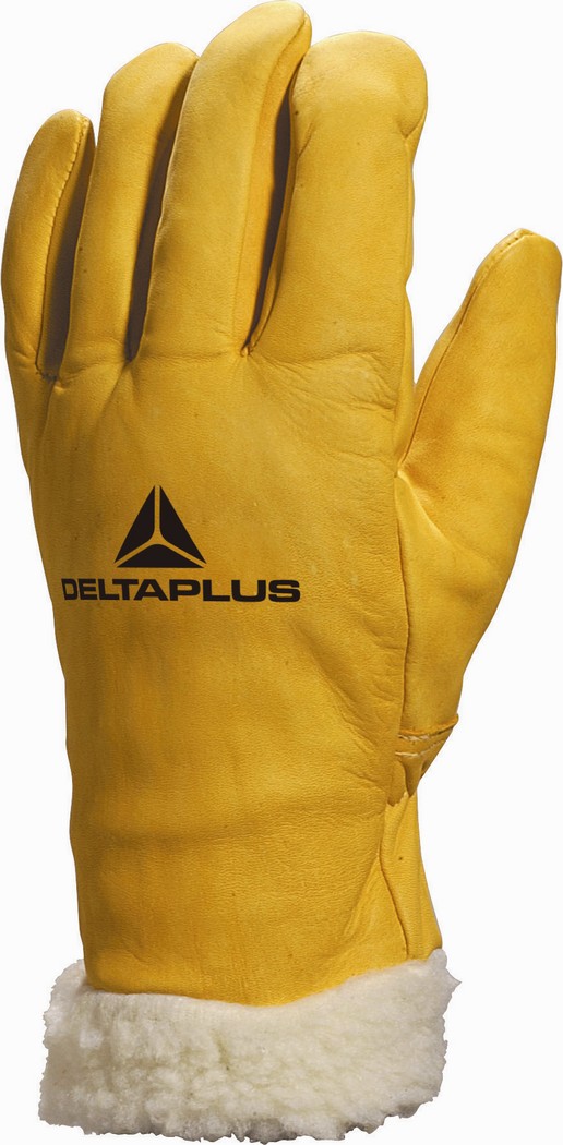 GANT CUIR DELTA PLUS PLEINE FLEUR DE BOVIN FOURRE MANCHETTE -FBF150