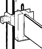 Fixe plinthe zingue 42 ALTRAD - G2P14