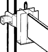 Fixe plinthe zingue 42 ALTRAD - G2P14