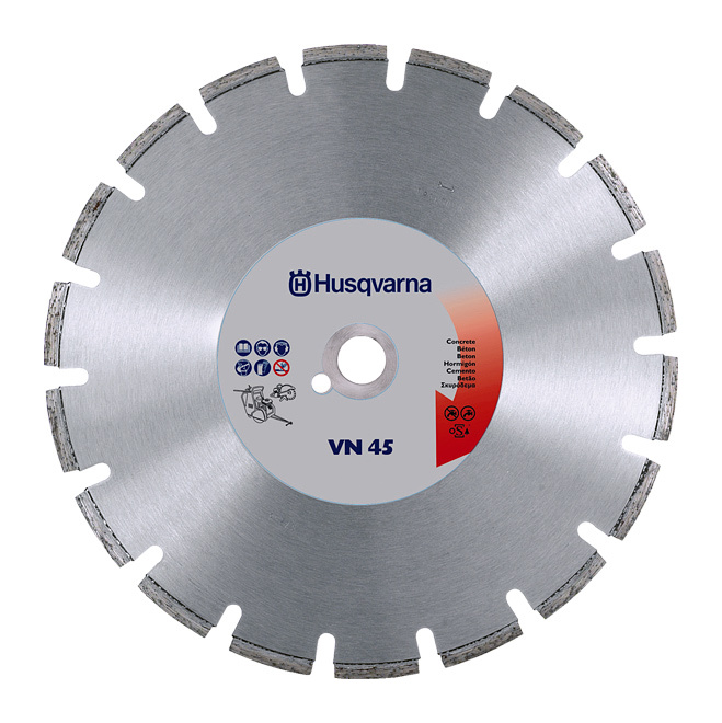 DISQUE DIAMANT HUSQVARNA VN 45 Ø 450 AL 25,4 - 543067244