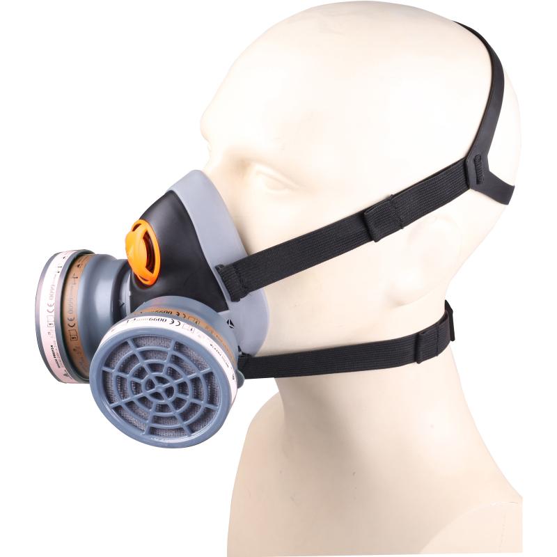 Demi-masque DELTA PLUS M6400 SPRAY bi filtre - M6400EA2P3R